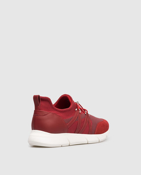 Stefano Ricci Children's red combination sneakers with logo YG26G8164TSDPWY