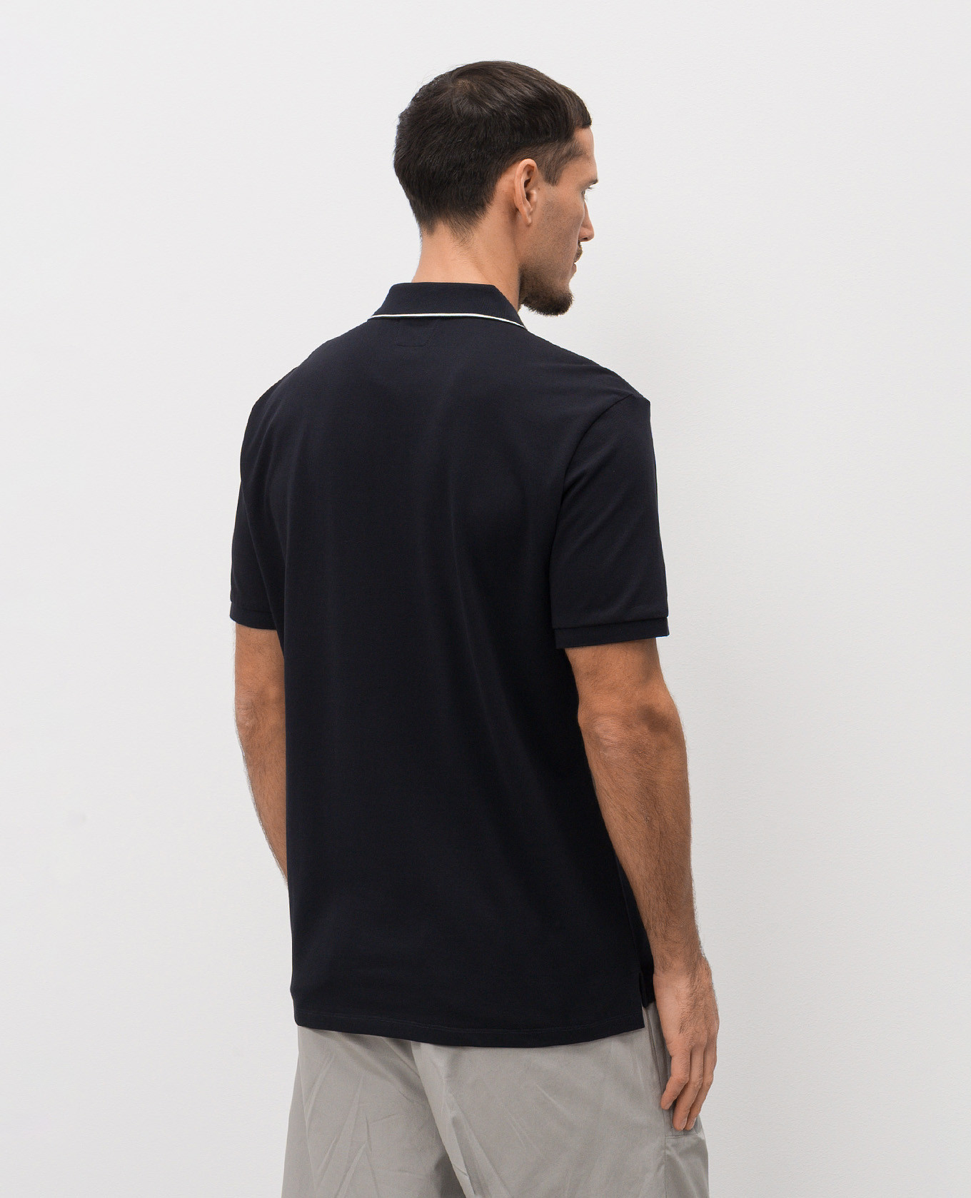 

Blue polo shirt with logo C.P. Company