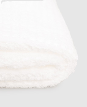 L'appartement Texture white terry towel TEXTURECOTTONBATHTOWEL