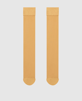 Wolford Brown Individual 10 den knee socks 31241