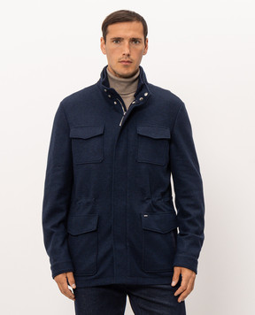 Stefano Ricci Blue cashmere jacket MDJ63003305428