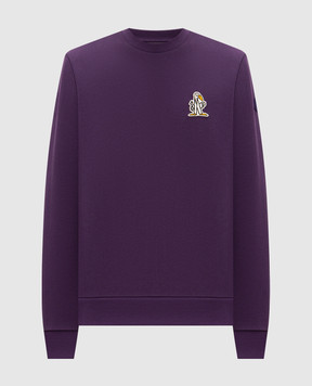 Moncler MonDuck purple sweatshirt L20918G00080899V4