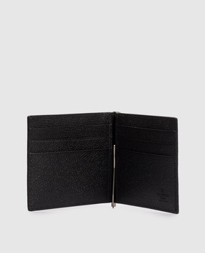 Valentino Black leather wallet Vlogo 8Y2P0AP2UAG