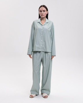 Dore & Rose Green striped pajamas LONGSLEEVESTRIPEDPJ