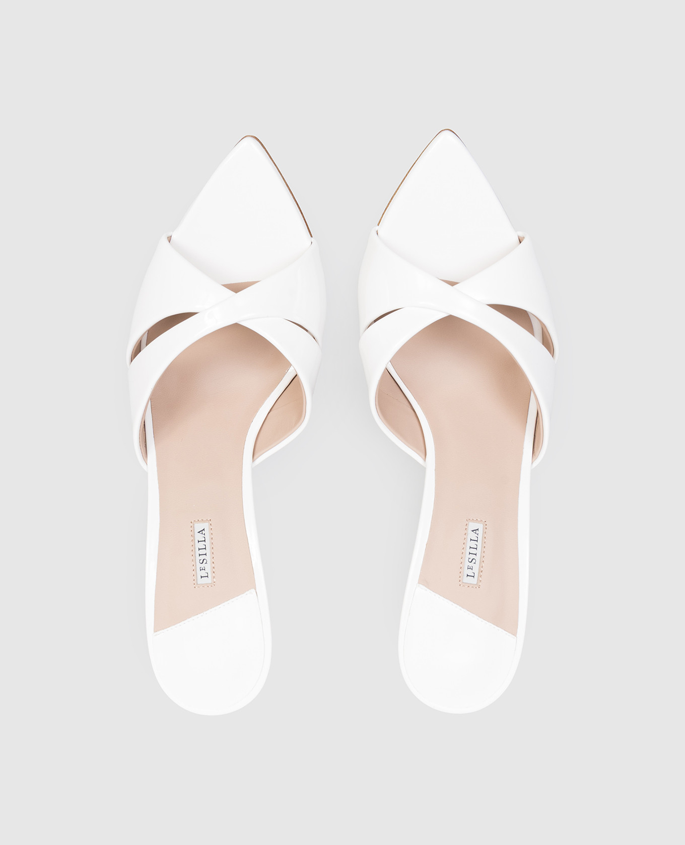 

White patent leather mules SHIRLEY Le Silla