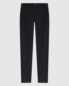 Dolce&Gabbana Blue wool pants GW0NETFU2Z8