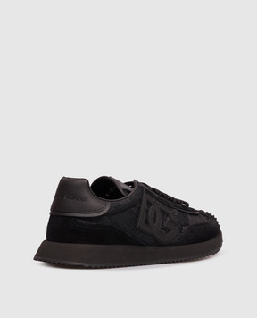 Dolce&Gabbana Black DG Cushion combo sneakers CK2288A3M04