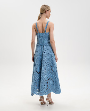 Charo Ruiz Blue Solace midi dress 263614