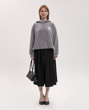 Maison Margiela MM6 Black culottes with wool S62MU0079M35436