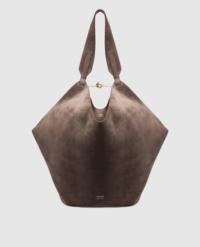 Khaite Brown suede Lotus bag H2037726