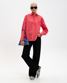The Attico Pink shirt with emblem 260WCH00014CCC052AA