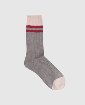 Brunello Cucinelli Gray socks MCS93551