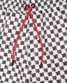 Sprayground Checkered Sketch Kids Shorts SPY1412E
