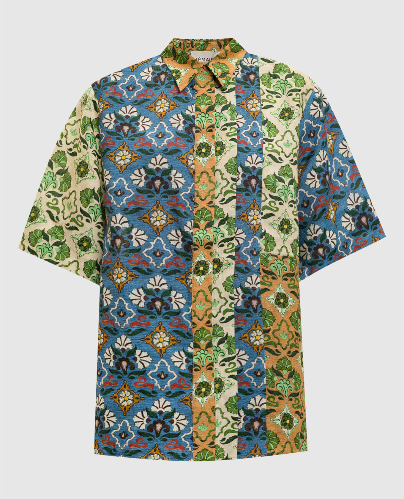 Chemise en lin patchwork Ali
