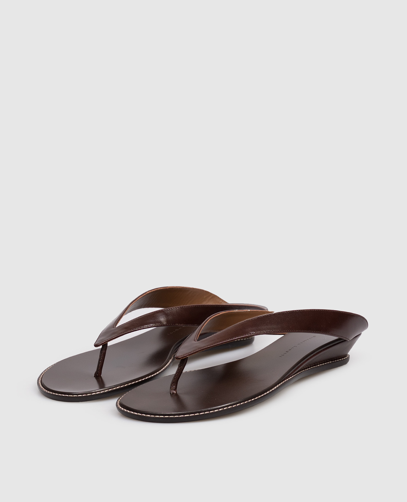 

Nour brown leather flip-flops Giuseppe Zanotti