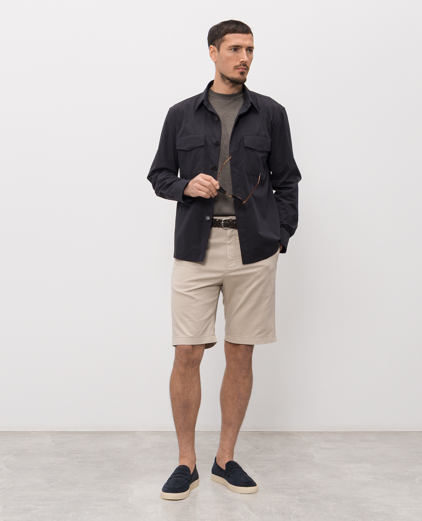 Black shirt with pockets Canali 2