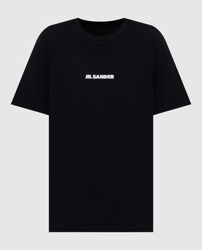 Jil Sander Black T-shirt with logo J02GC0142J20103