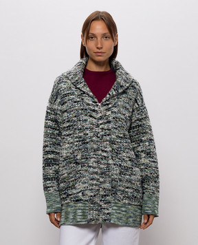 Missoni Green cardigan with wool DS26WM0EBK01KC