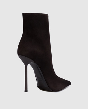 Le Silla Brown suede ankle boots BELLA 4217C100BMPPVEP