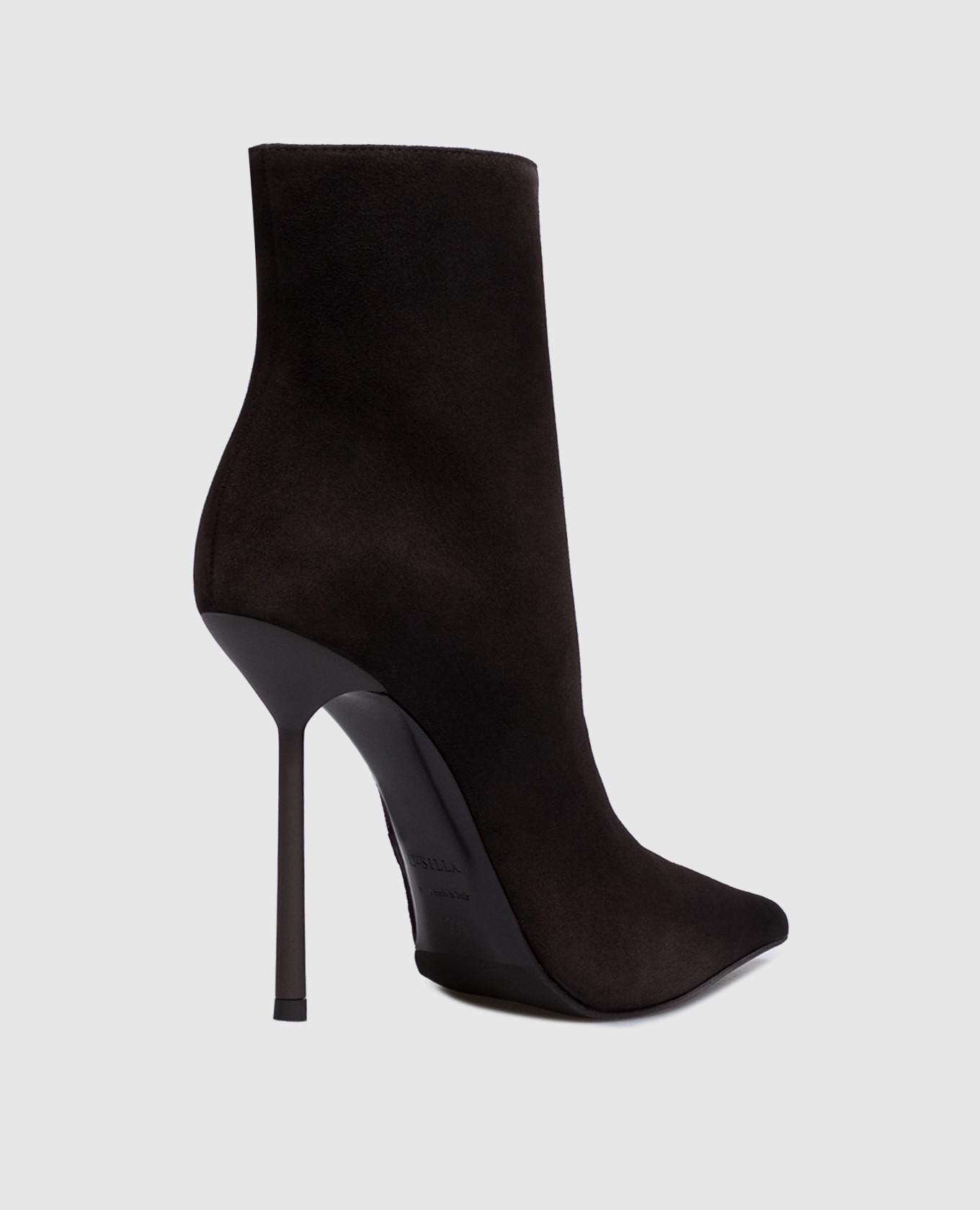 Brown suede ankle boots BELLA Le Silla 3