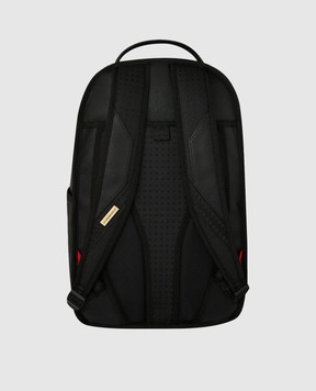 Sprayground Goldheart Shark Drip children's black backpack 910B8178NSZ