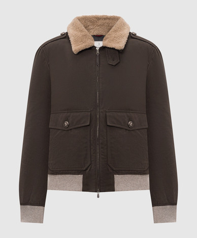 Braune Jacke