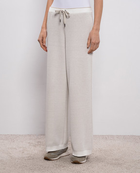Brunello Cucinelli White sweatpants M19255879
