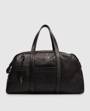 Orciani Black leather travel bag P00760LGN