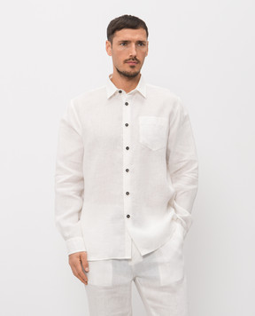 Cashmere&Whiskey White linen shirt 0331900638