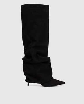 Le Silla Black suede boots ANDY 4296C080BXPPPOW