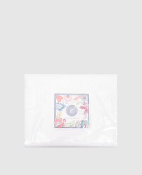 TESSITURA TOSCANA TELERIE White linen tablecloth and napkin set TIZIANO NT120012010017