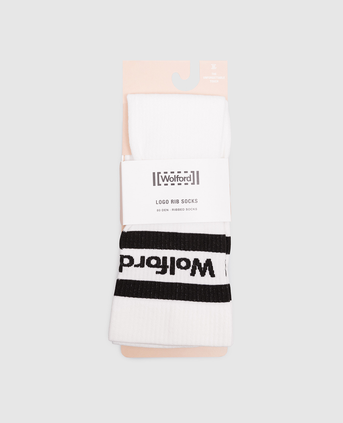 

White socks with logo Wolford