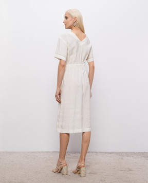Peserico Ivory midi dress S0211401509