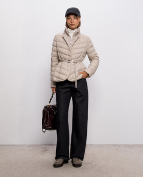 MooRER Beige down jacket AENZA FAENZAS3