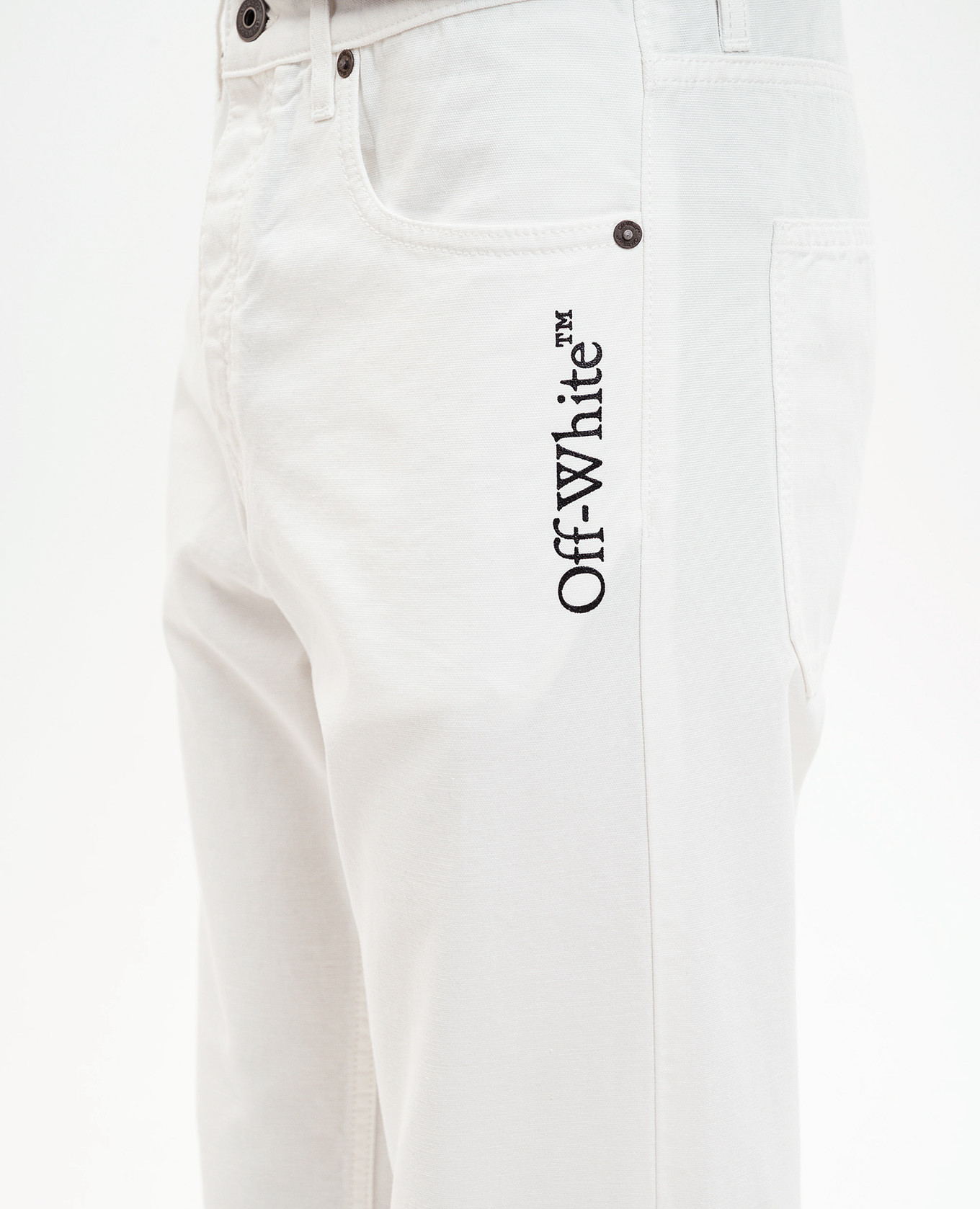 

White jeans with Half Arrow logo Off-White