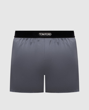 Tom Ford Grey silk boxer briefs T4LE41010