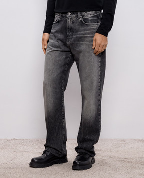 Versace Gray jeans with a worn effect 10177751A16053