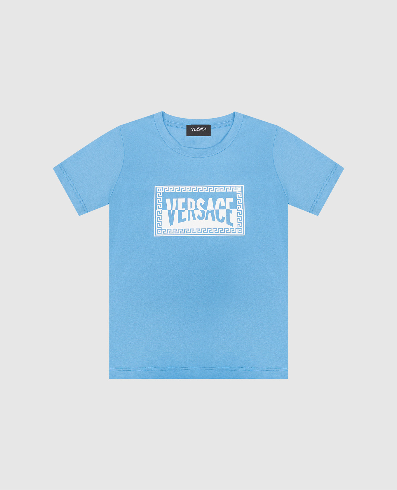 Children's blue T-shirt with logo