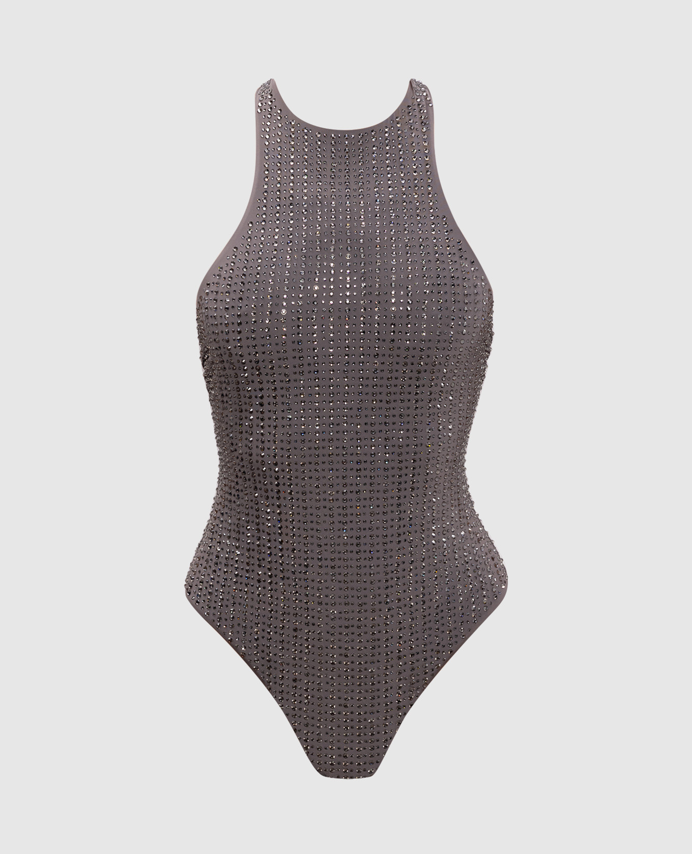 

Gray MALIBU swimsuit with crystals Venuja, Grey