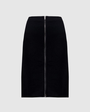 Jil Sander Black wool midi skirt J02MA0319J20050