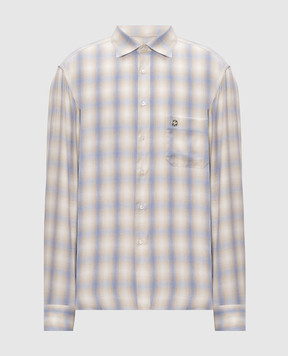 Stefano Ricci Beige checkered shirt MC007377BN3232