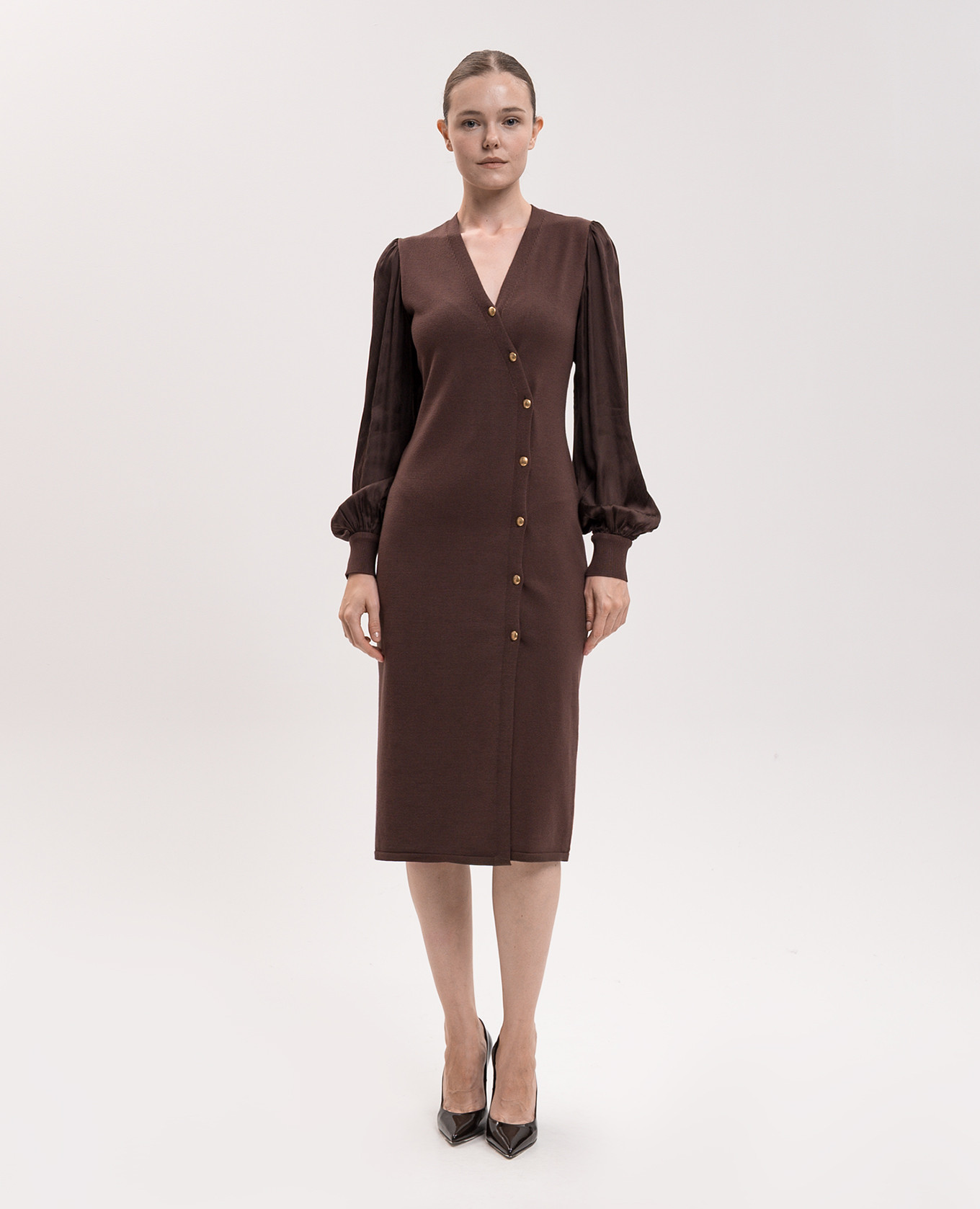 Brown dress Twinset 3
