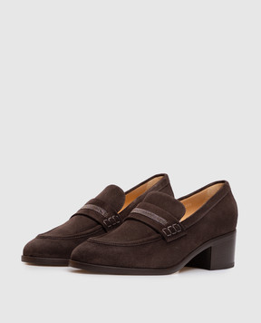 Doucal's Brown suede shoes DD8928CELYUF252
