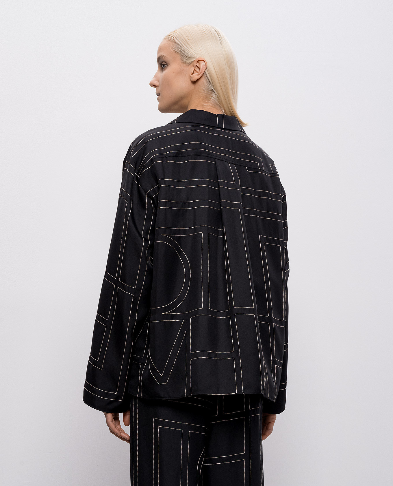 

Black silk blouse Toteme