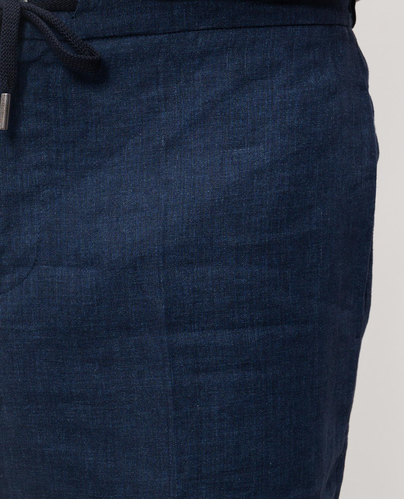 Blue linen shorts CAPOBIANCO 5