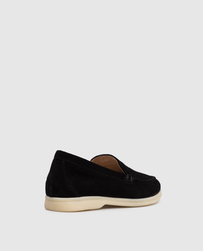 Babe Pay Pls Black suede loafers 280108ZA