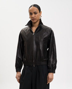 Juun.j Black leather jacket JW623ZW005