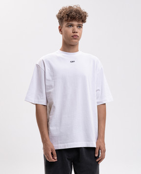Off-White White Scribble Narciso T-shirt 44MAA120F26J017