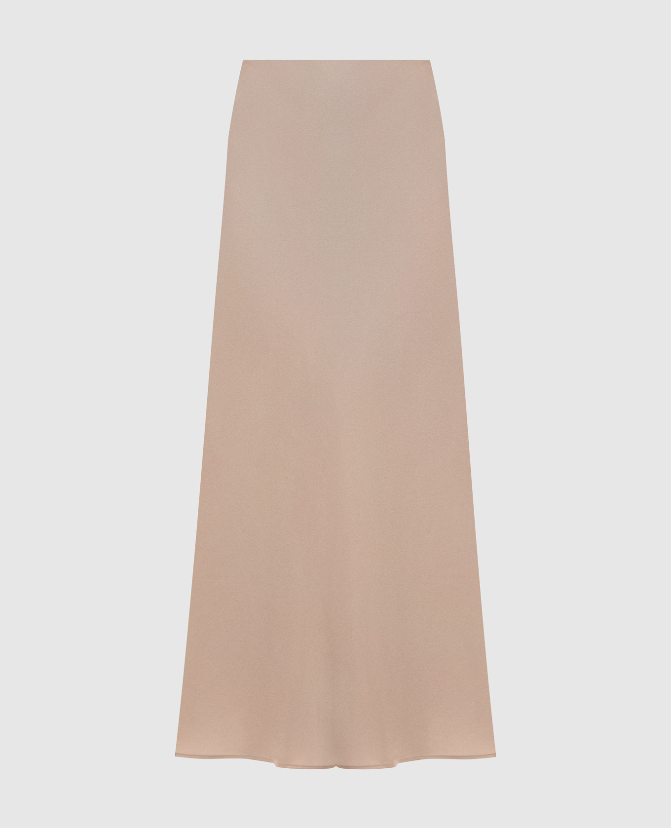 

Beige silk midi skirt Allude