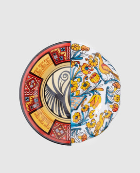 SELETTI Porcelain dessert plate Huricanga 09122